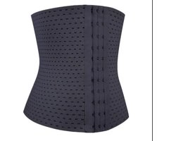 Afslankband Afslankgordel L Sweat Belt-Shapewear Maat L Zwart Waist Trainer-Shaper Korset Trimmer Vet Verbranden Afvallen Buikvet Afslanken Gordel voor Buikspieren-Riem Saunaband Buikband Saunabelt Zweetband Buiktrainer Waisttrainer Fitness L