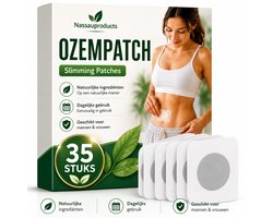 Afslankpleisters – 35 Stuks – 5 Weken Voorraad - Detox pleisters - Vetverbrander - Eenvoudig in Gebruik - Ozempatch