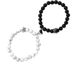 Allecto Plus - Magnetische armbanden voor koppels - Vriendschapsarmbanden - Meerkleurig - Maat L.