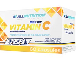 ALLNUTRITION | Vitamine C 1000mg – 60 capsules | Hoge Dosis Supplement voor Immuniteit, Collageen & Antioxidant | 60 capsules