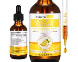 Bananen druppels | Afslanken | Energie | Ondersteuning van de maag |