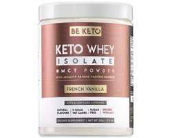 Be Keto | KETO Whey + MCT | French Vanilla | 300 gram | 1 x 300 gram