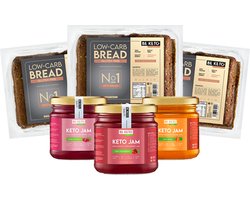 Be Keto | Mix Keto Jam & Keto Bread | Voordeelpakket | 3 x Keto brood en 3 x Keto Jam