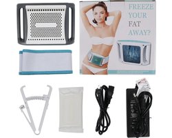 Bevriezing Machine met 2 Antivries Membraan en Plantaardige Gember Olie - Cryotherapie - Vet Bevriezen - Body Afslanken Gewichtsverlies - Lipo Anti Cellulite Ontbinden Vet - Koude Therapie - Cellulite Behandeling