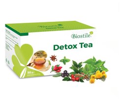 Biostile – Detox Tea – Kruidenmix met 11 ingrediënten – 30 Zakjes