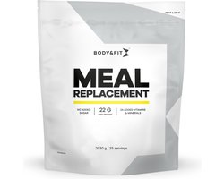 Body & Fit Low Calorie Meal Replacement - Dieetshake - Maaltijdvervanger - Maaltijdshake - Whey- en Melkeiwit - Gewichtsverlies Shake met Havermout- Banaan - 2030 gram (35 shakes)