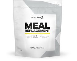 Body & Fit Low Calorie Meal Replacement - Dieetshake - Maaltijdvervanger - Maaltijdshake - Whey- en Melkeiwit - Gewichtsverlies Shake met Havermout - Kokos - 1044 gram (18 shakes)