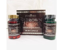 Brown tea capsules