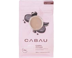 Cabau High Protein Meal - Plantaardige Maaltijdshake - Cookies & Cream - 7 Porties - 21g Eiwit - Met 26 Vitamines & Mineralen - Vegan Maaltijdvervanger