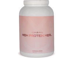 Cabau Lifestyle - High Protein Meal - Hoogwaardige maaltijdvervanger - Maaltijdshake - 12 maaltijden - Cookies & Cream