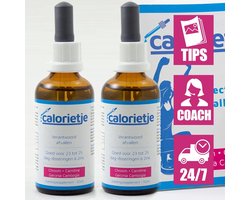 Calorietje Bio HCG Afslankdruppels Dubbel Actiepakket