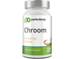 Chroom Picolinaat Tabletten - 100 Tabletten - PerfectBody.nl