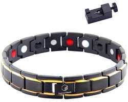 Desire of Goods Magnetische armband - magneet armband - waist trainers - dames/heren - Zwart/Goud