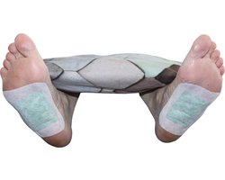 Detox voetpleister | Gember ( 32 stuks ) + Bijvoet (32 stuks) | Detoxkuur voetverzorging - Ontgiften, beter stofwisseling, betere nachtrust, meer energie, ontstekingsremmend