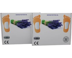 Detox voetpleister | Lavendel (64 stuks) | Detoxkuur voetverzorging - Ontgiften, betere stofwisseling, betere nachtrust, meer energie