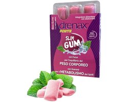 Drenax Forte Slim Gum (Kauwgom) met groene thee voor gewichtsverlies 9 stuks