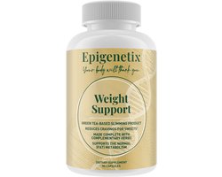 Epigenetix - Weight Support - 90 premium capsules - Vermindert cravings en drang naar suiker, stimuleert vetverbranding en ondersteunt het metabolisme, bevordert een gezonde spijsvertering en gewichtsbeheersing, met Groene Thee en Chroom