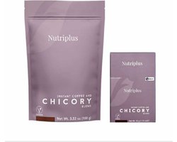 Farmasi Nutriplus Cichorei (Hinbida) Koffie 100gr! Afslank koffie ter ondersteuning bij het afslanken Cafeïnevrij Detox Eetlustremmend + Farmasi Chicory koffie! Hulp bij afslank en ontgiften. Meeneem zakjes! 16 stuks