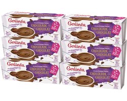 Gerlinéa Maaltijdvervanger - Aflsankpudding - Chocolade - 6 x 210 g
