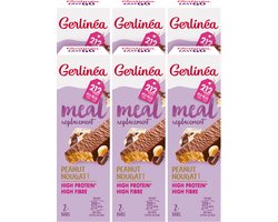 Gerlinéa - Maaltijdvervanger - Pinda Nougat - 6 x 116 gr