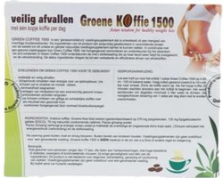 Groene Koffie 1500 - 14 stuks - Voedingssupplement