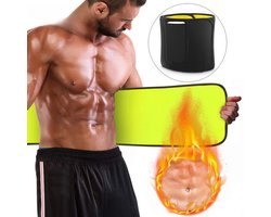 Heren Sauna Riem Hot Sweat Neopreen Afslankende Riem Taille Riem-M