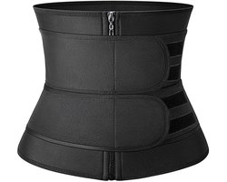 JustValue Luxe Waist Trainer - Waist Shaper - Corset - Korset - Afslankband - Zweetband Buik - Afslanken - XL - Zwart
