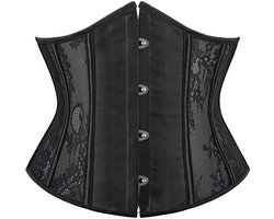 Korset Riem - Shapewear Dames - Sterk Formend - 1 Stuk - Voor Dagelijks Gebruik Zwart