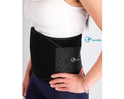Lavida®Waist trainer-Zweetband - Korset- Buikband Afvallen- Afslanken -Vrouw&Man -Zweetband - Sauna Band-One Size -Zwart