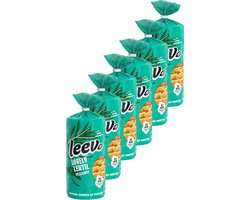 Leev® Bio | Linzenwafels | Rozemarijn Zeezout | 6 stuks | 6 x 117g