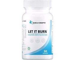 Let It Burn - Fatburner - vrouw & man - Groene Thee Extract - 90 capsules | Muscle Concepts
