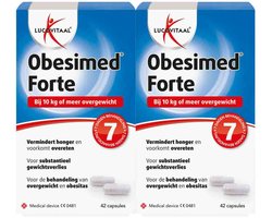 Lucovitaal Obesimed Forte - 2 x 42 capsules - Voordeelverpakking