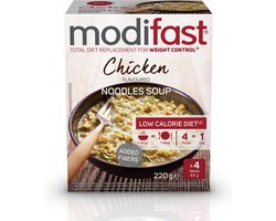 Modifast Intensive Noodles Soep Chicken - 6 x 220 gr - Voordeelverpakking