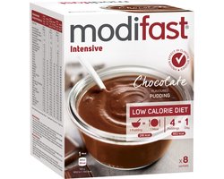 Modifast Intensive Pudding chocolade LCD 8X55G