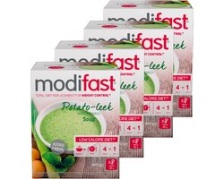 Modifast | Intensive Soep | Prei Aardappel | 4 Stuks | 4 x 416 g