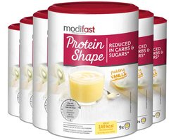 Modifast Protein Shape Pudding Vanille - 6 x 405 gr - Voordeelverpakking