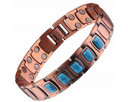 Narvie Magnetische Armband van Koper – Verstelbaar, Stijlvol & Helpt bij Balans, Stress en Vermoeidheid – Unisex – Inclusief Inkort tool