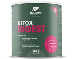Nature's Finest Detox Digest – 2-in-1 Detox & Spijsvertering Ondersteuning met Mariadistel, Artisjok, Chlorella & Guarana – Reinigt Lever & Darmen, Verbetert Spijsvertering & Verhoogt Energie – 125 g