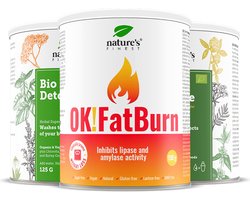 Nature's Finest Detox Fatburn - OK!FatBurn + Liver + Detox - Ondersteuning voor gewichtsverlies, natuurlijke ontgifting en levergezondheid