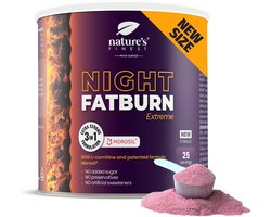 Nature's Finest Night FatBurn Extreme - Nacht Vetverbrander met Morosil (400 mg), L-Carnitine - Natuurlijke Valeriaan Slaapmiddelen voor Volwassenen