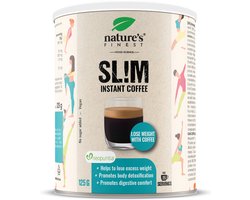Nature's Finest Sl!m Coffee | 4-in-1 Heerlijke koffie, helpt je gewicht te verliezen, onbedwingbare trek onder controle te houden, de spijsvertering te verbeterenactie - Klinisch bewezen Neopuntia™, guarana, artisjok extract, veganistisch