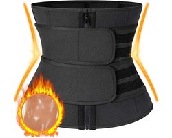Neopreen tailletrainer, buikvormende band, sportfitnessband, tailleband die strakker maakt, sauna-effect, vetverbrandende en spieropbouwende zweetband, sauna tailleband M