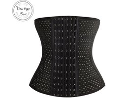 New Age Devi - Waist trainer - Afslank corset - Body shaper corset - Shapewear dames - Zwart - Small