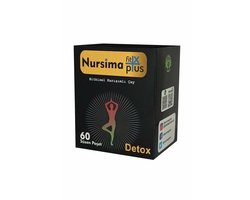 Nursima Fit X Plus Detox kruiden mix Thee 60 stuks forx5