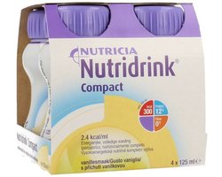 Nutridrink Compact Vanille - 4 x 125 ml