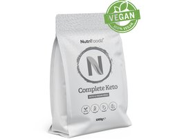 Nutrifoodz - Complete Keto - Keto Maaltijdshake – Eiwitshake - Vanillesmaak - Vegan – Maaltijdshake – 16 maaltijden – Essentiële vitamines en mineralen