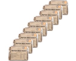 Protiplan - Proteïne Brood Walnoten Bruinbrood - 9 stuks - 9 x brood - Koolhydraatarm brood