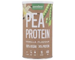 Purasana Protein Pea 74% - Vanille Vegan - 400 gram