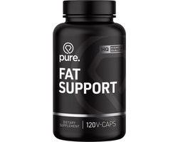 Pure. Fat Support - 120 vegan capsules - Fatburner – vetverbander - vitamine B6, B12 - groene thee extract – chroom