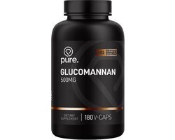 Pure. Glucomannan - 180 v-caps - ondersteunt gewichtsverlies - dieet - afvallen